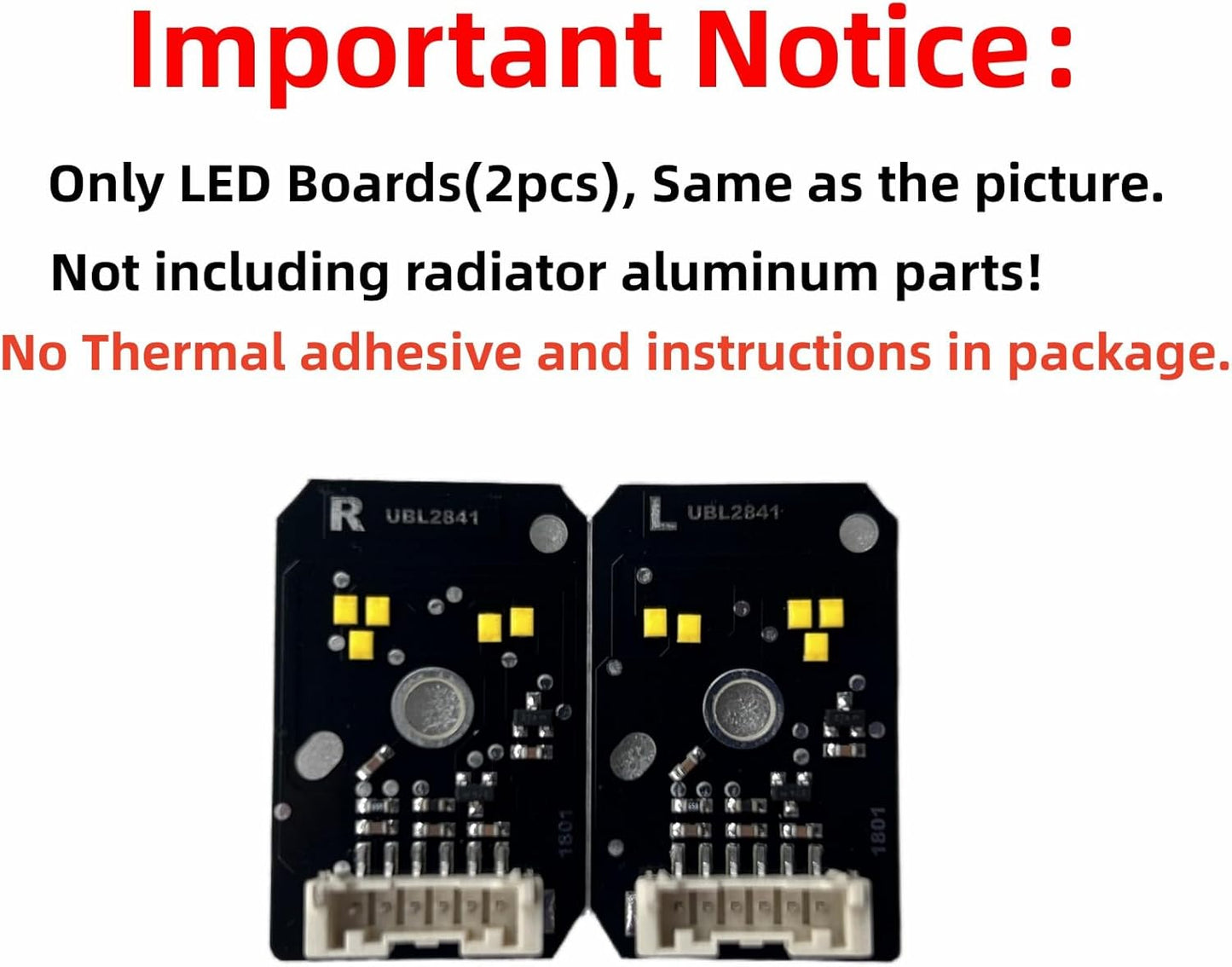 LED Daytime Running Light Module Set For BMW F90 M5 G30 G38 530i 540i M550iX 2018-2020 LED Boards Daytime Running Light Chips Left & Right Yellow DRL Angel Eyes LED Boards 63117214939 63117214940