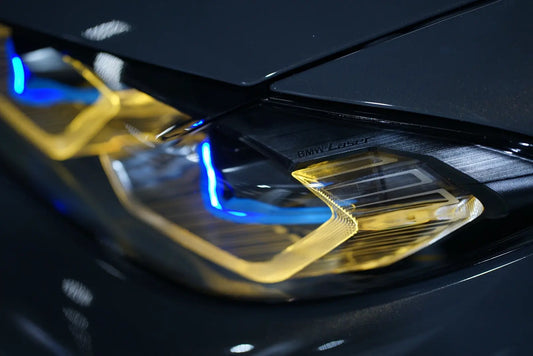 LED Daytime Running Light Module Set For BMW F90 M5 G30 G38 530i 540i M550iX 2018-2020 LED Boards Daytime Running Light Chips Left & Right Yellow DRL Angel Eyes LED Boards 63117214939 63117214940