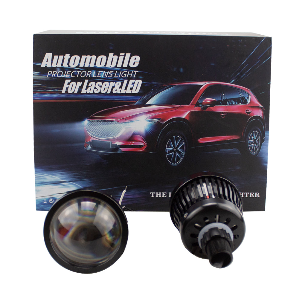 2.5-inch High Beam Counterattack Lens with color show projectors lens High beam Headlight for Car Vehicle