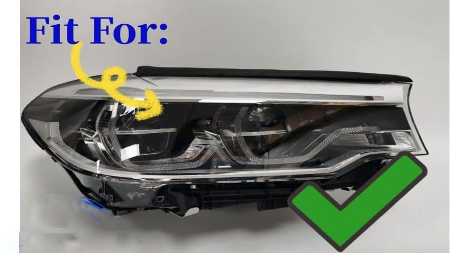 LED Daytime Running Light Module Set For BMW F90 M5 G30 G38 530i 540i M550iX 2018-2020 LED Boards Daytime Running Light Chips Left & Right Yellow DRL Angel Eyes LED Boards 63117214939 63117214940