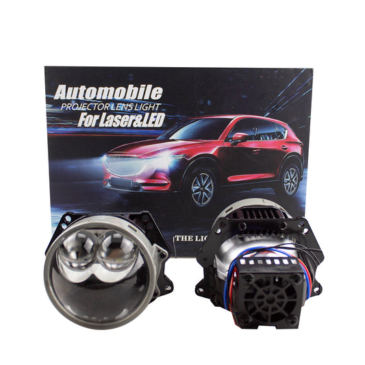 3-inch TWO laser point LED BI-light lens with Hi/Lo Beam,140W 20,000LM 6000K kit