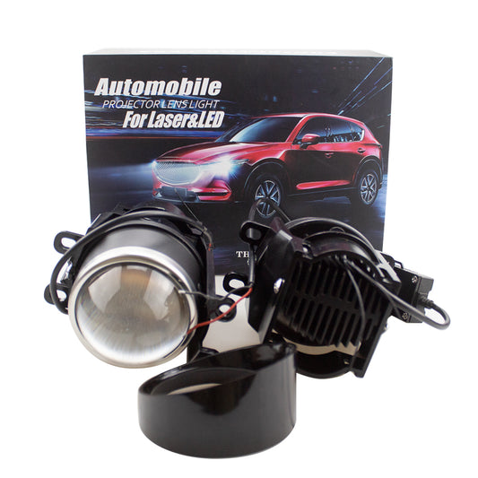 3-inch 617 LED  fog lamp BI-light lens Round LED Fog Lights Assembly for Toyota Honda