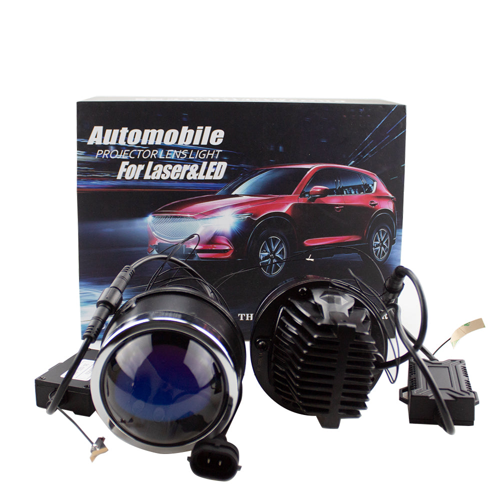 3-inch APP control 3 colors LED fog lamp BI-light lens projector kit special Fog light assembly replacement  80W 6000K