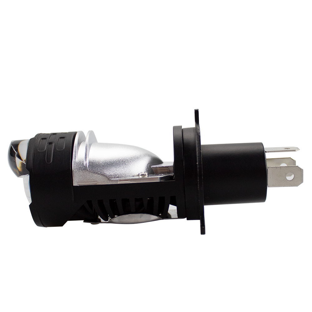 1 pcs GC0005   50W  4800LM H4 LED MINI lens projector H4 headlight bulbs   halogen to LED super white