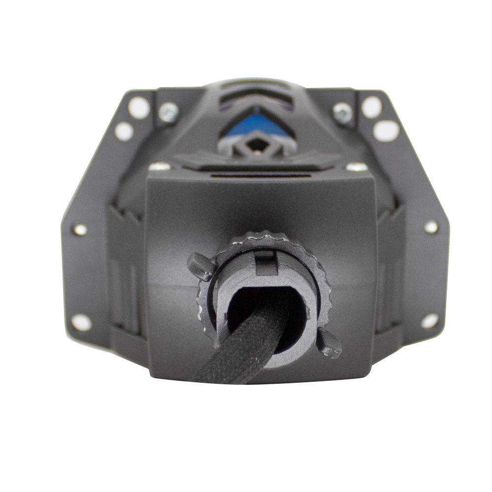 2 pieces 3-inch Grey Warrior double cup BI-light LED lens low and high beam Car Headlight Retrofit 65W 12000LM 6000K-Focus Beam with Sharp Cut off Line No Blind Oncoming Car, Upgrade LED Bi-light Projector Lens