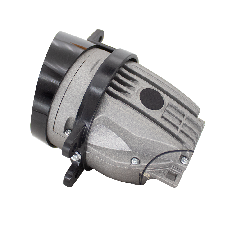 3-inch flat LED fog lamp BI-light lens with fan kit fog light Retrofit 55W 5000LM 6000K-Focus Beam with Sharp Cut off Line No Blind Oncoming Car, Upgrade LED Bi-light Projector Lens