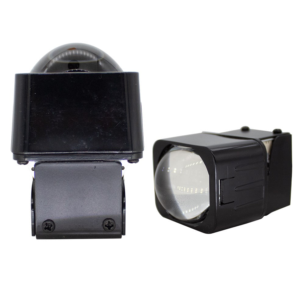 1 piece Dumgs 1 piece 1.5" matrix LED Mini Projector Lens for parts of car Headlights Retrofit short style 2 Years Warranty