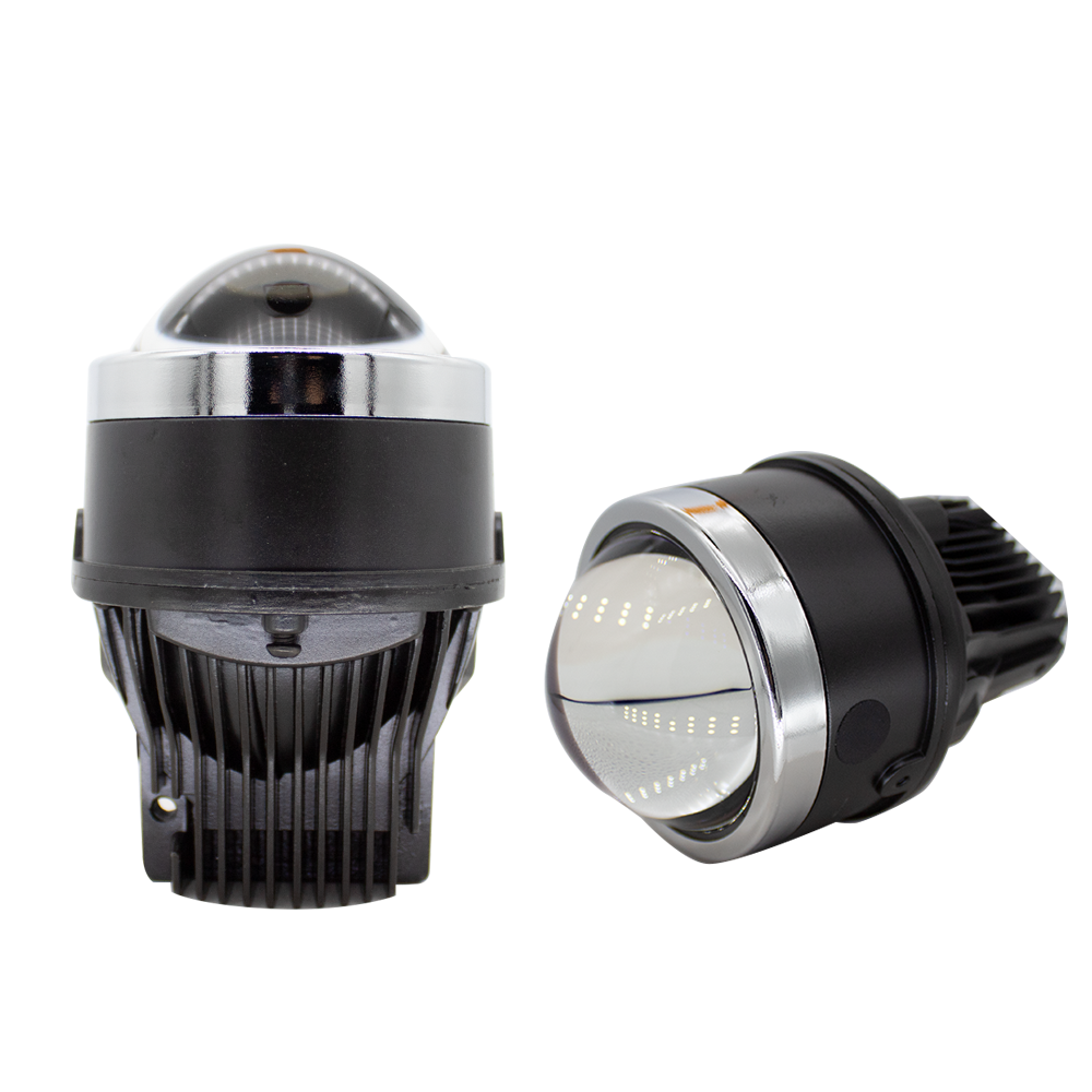 3-inch APP control 3 colors LED fog lamp BI-light lens projector kit special Fog light assembly replacement  80W 6000K