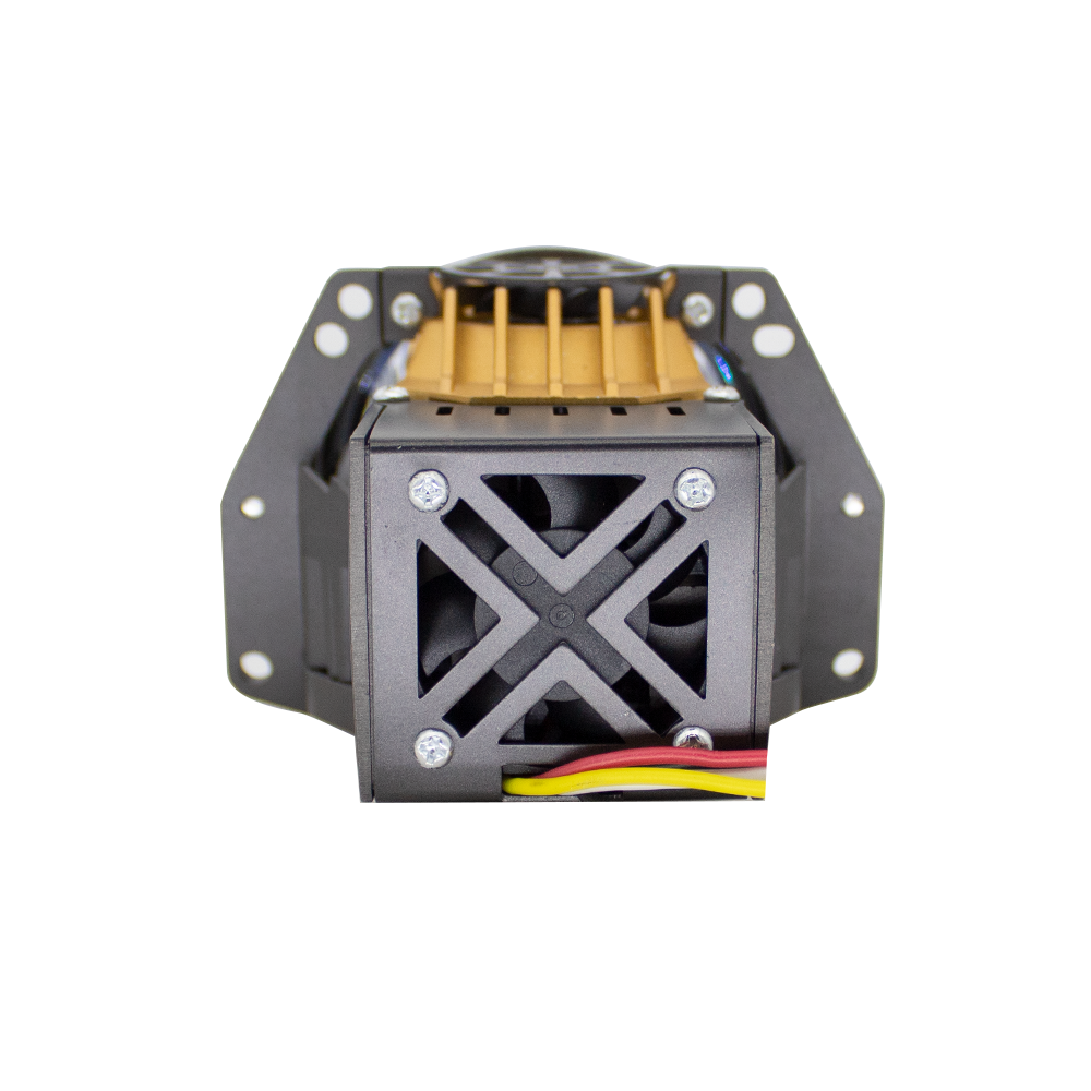 3-inch double cup+fan+laser LED BI-light lens kit  Car Headlight Retrofit 65W 13000LM 6000K-Focus Beam with Sharp Cut off Line No Blind Oncoming Car, Upgrade LED Bi-light Projector Lens