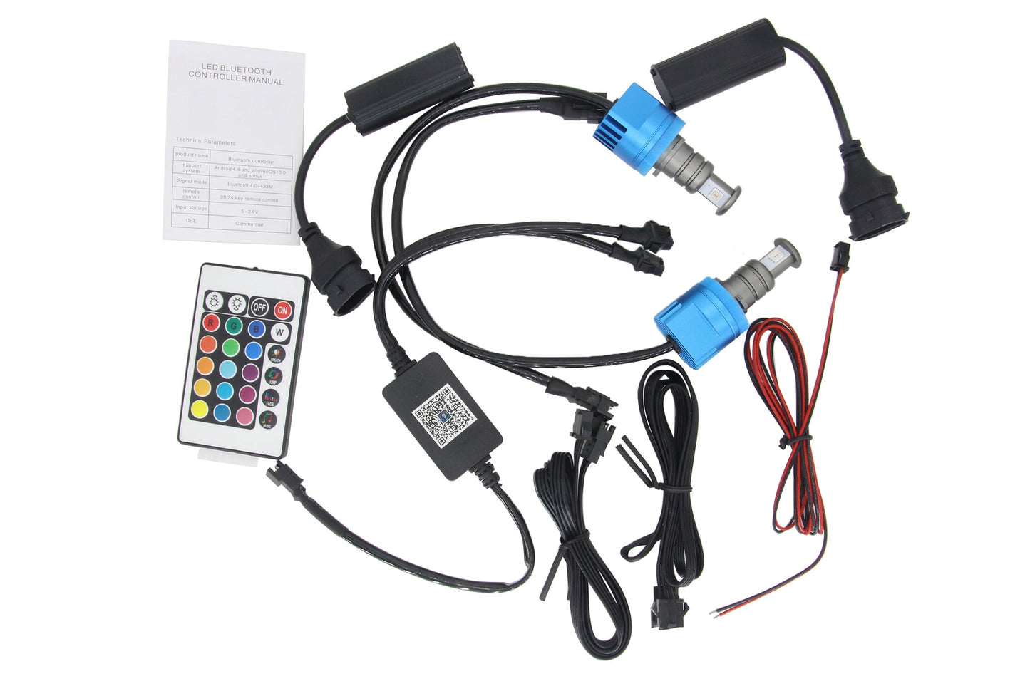 LED Angel Eyes Colorful for BMW 7 series 09-13 F01 F02 H11 H8 RGB LED Headlight DRL ring