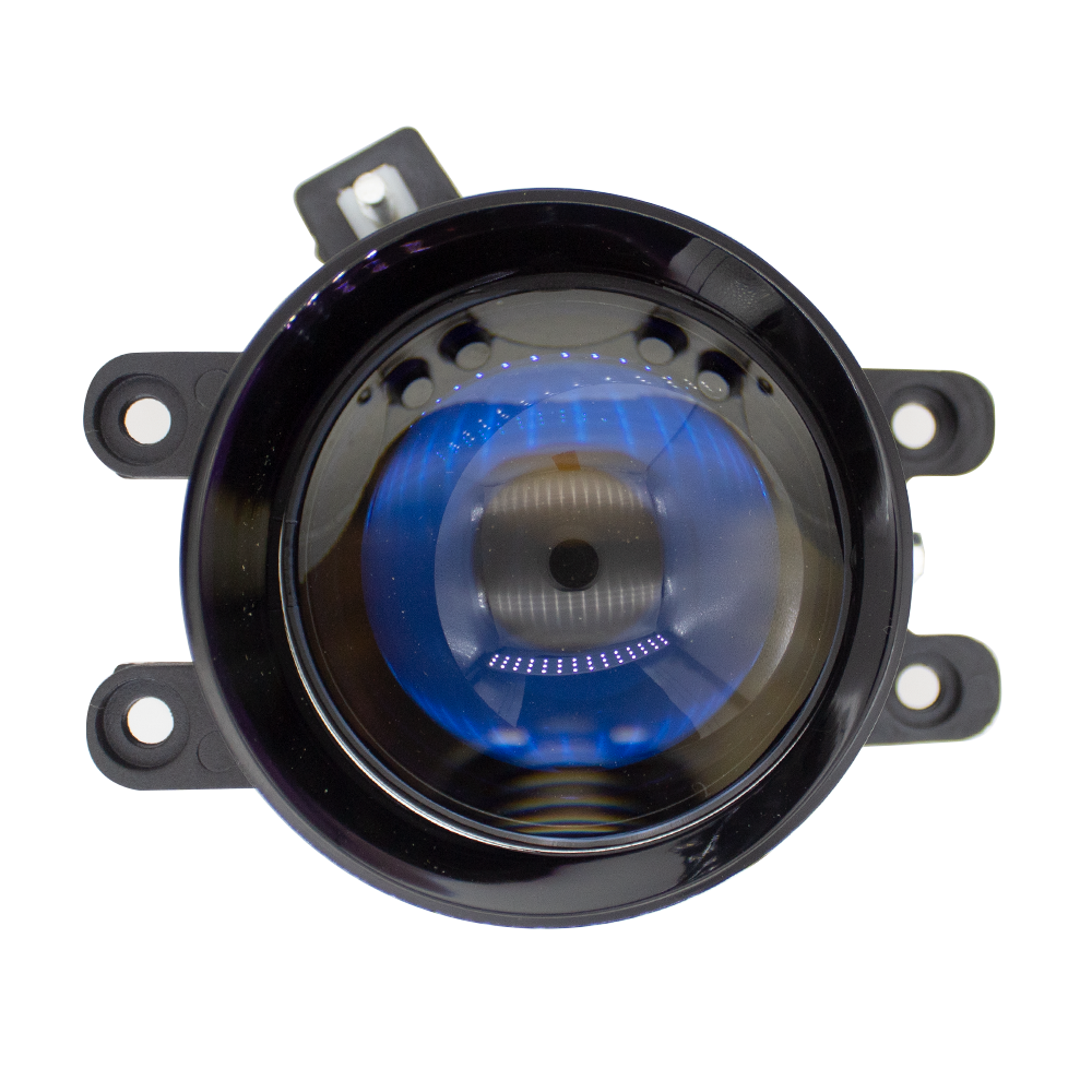 3-inch  BI-light 40W LED fog lamp lens Round LED Fog Lights Assembly for 2016-2023 Toyota Tacoma, 2014-2023 4Runner, 2014-2019 Tundra, 2007-2014 Camry, 2006-2012 RAV4, 2006-2013 Yaris, 2008-2013 Lexus IS-F, Front Bumper Driving Lamp