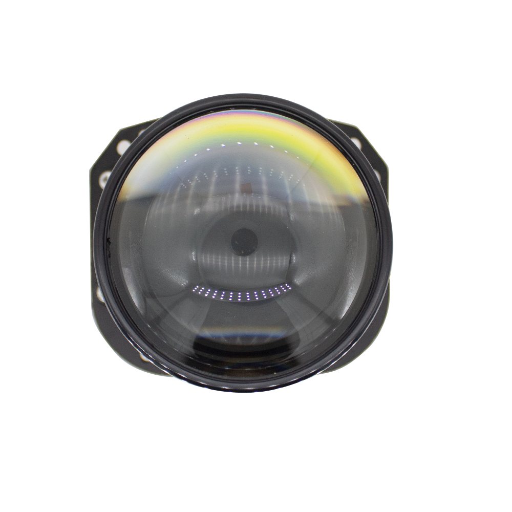 2 pieces 2.5Inch LED Mini Projector Lens,Car Headlight Retrofit 55W 5000LM 6000K-Focus Beam with Sharp Cut off Line No Blind Oncoming Car, Upgrade LED Bi-light Projector Lens