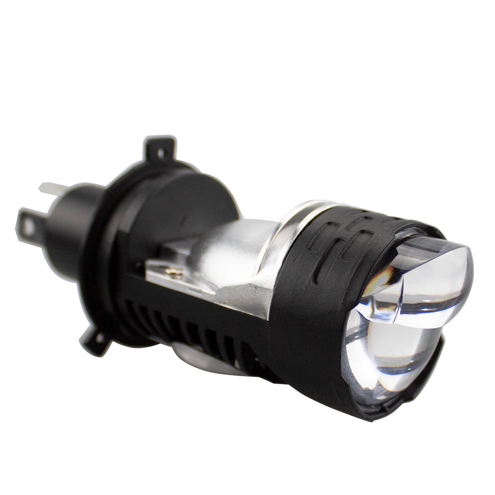 1 pcs GC0005   50W  4800LM H4 LED MINI lens projector H4 headlight bulbs   halogen to LED super white