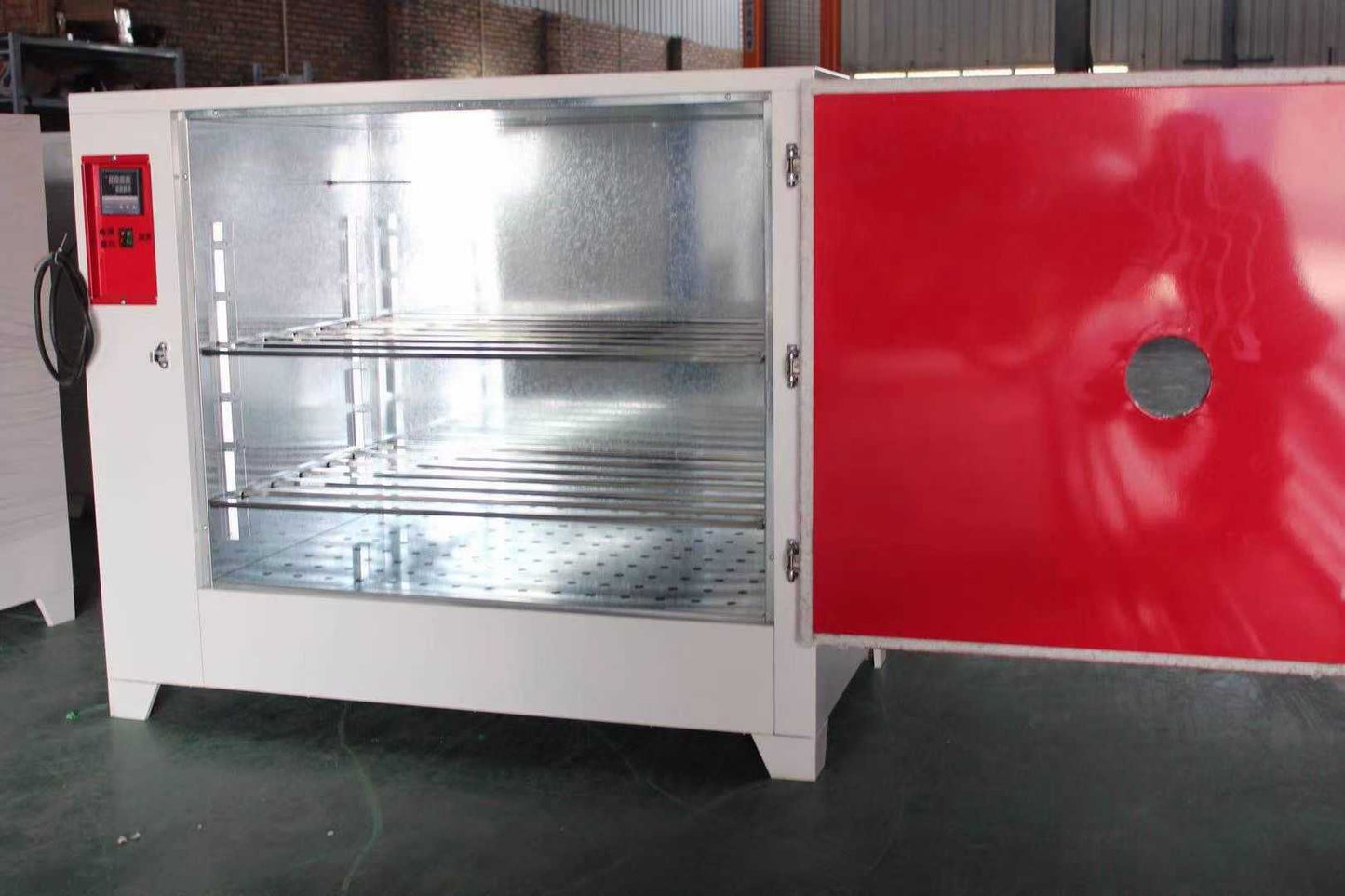 Digital Forced Air Convection Drying Oven 1170*690*1100mm Chamber, 300 Celsius Temperature Control, Adjustable Fan, Kiln, RT-300, Large Capacity Heating Oven for Industrial and open the car headlight