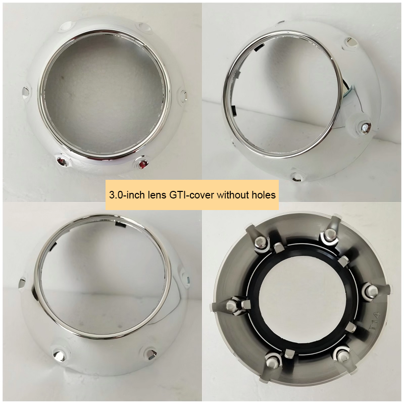 2pcs x 3.0-inch automotive LED lens Q5 Hella3 5 bi-xenon lens retrofit decorative cover, 3-inch and 2.5-inch lightshade cover cover.