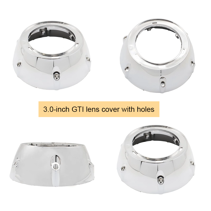 2pcs x 3.0-inch automotive LED lens Q5 Hella3 5 bi-xenon lens retrofit decorative cover, 3-inch and 2.5-inch lightshade cover cover.