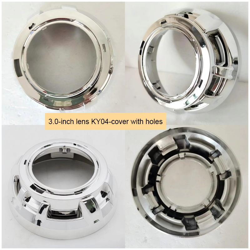 2pcs x 3.0-inch automotive LED lens Q5 Hella3 5 bi-xenon lens retrofit decorative cover, 3-inch and 2.5-inch lightshade cover cover.