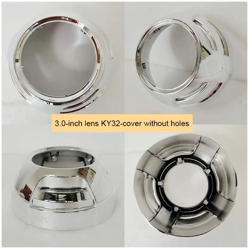 2pcs x 3.0-inch automotive LED lens Q5 Hella3 5 bi-xenon lens retrofit decorative cover, 3-inch and 2.5-inch lightshade cover cover.