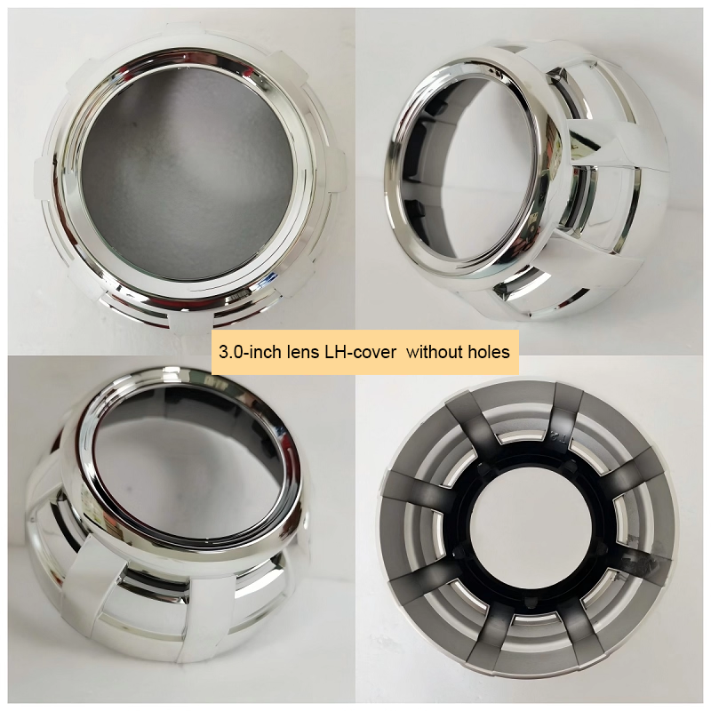 2pcs x 3.0-inch automotive LED lens Q5 Hella3 5 bi-xenon lens retrofit decorative cover, 3-inch and 2.5-inch lightshade cover cover.