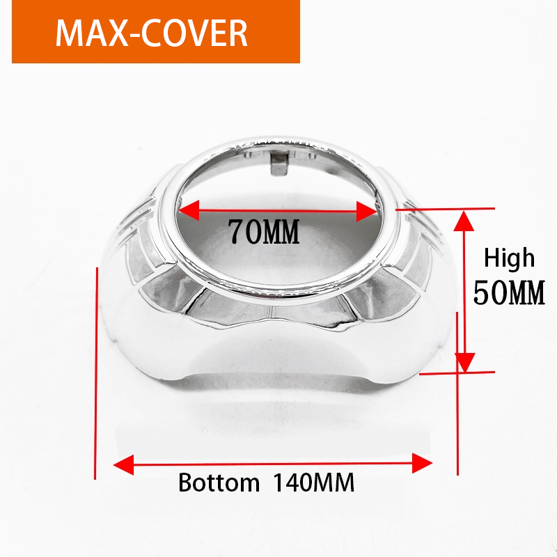 2pcs x 3.0-inch automotive LED lens Q5 Hella3 5 bi-xenon lens retrofit decorative cover, 3-inch and 2.5-inch lightshade cover cover.