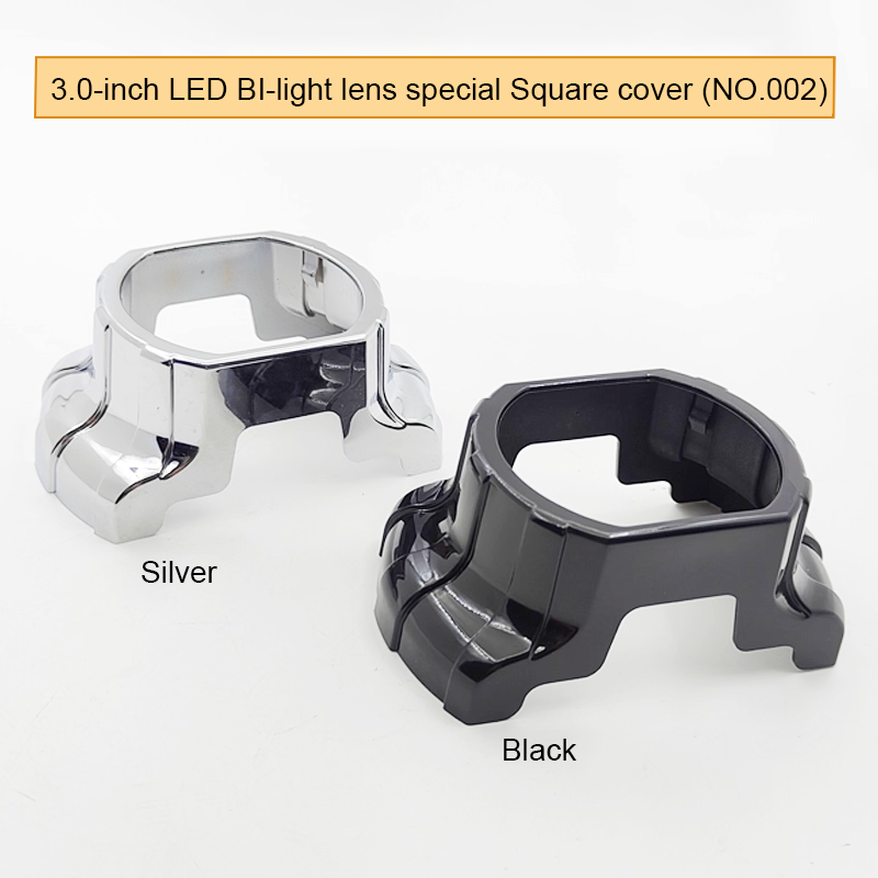 2pcs x 3.0-inch automotive LED lens Q5 Hella3 5 bi-xenon lens retrofit decorative cover, 3-inch and 2.5-inch lightshade cover cover.