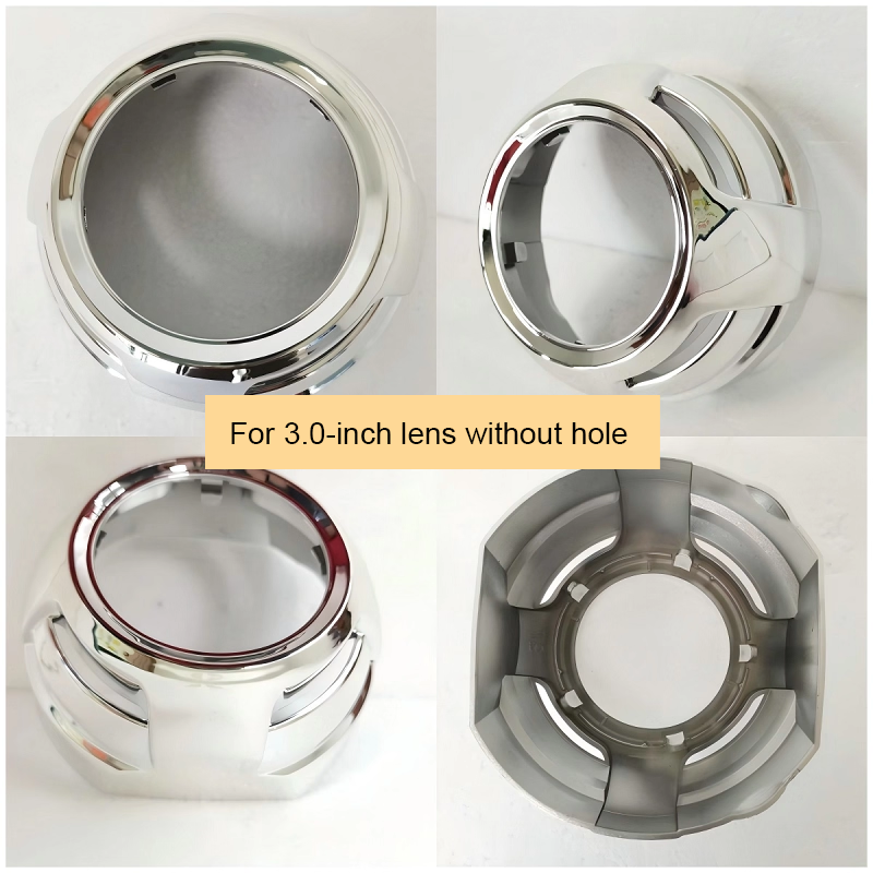 2pcs x 3.0-inch automotive LED lens Q5 Hella3 5 bi-xenon lens retrofit decorative cover, 3-inch and 2.5-inch lightshade cover cover.
