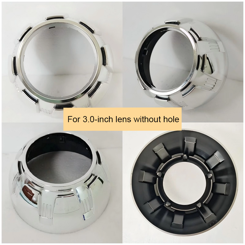 2pcs x 3.0-inch automotive LED lens Q5 Hella3 5 bi-xenon lens retrofit decorative cover, 3-inch and 2.5-inch lightshade cover cover.