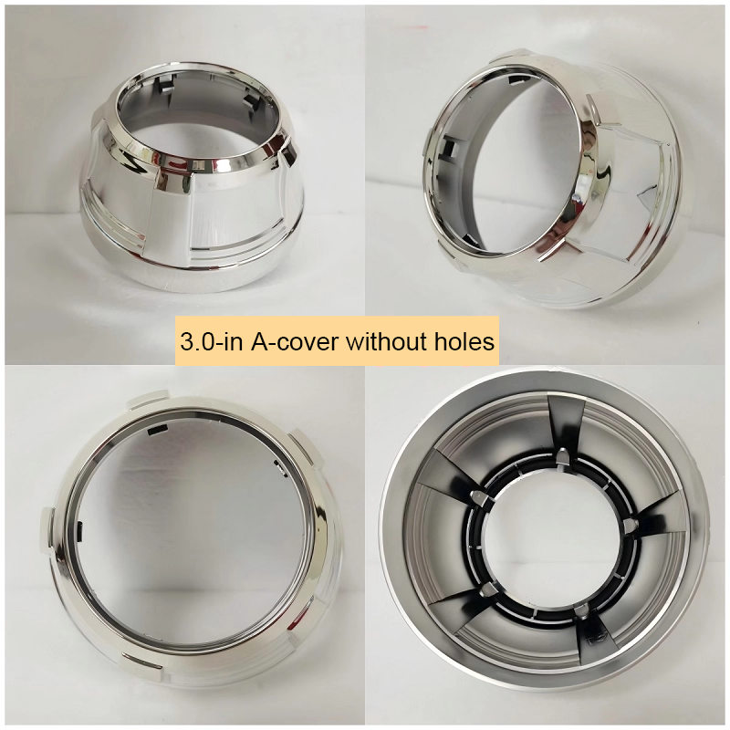 2pcs x 3.0-inch automotive LED lens Q5 Hella3 5 bi-xenon lens retrofit decorative cover, 3-inch and 2.5-inch lightshade cover cover.