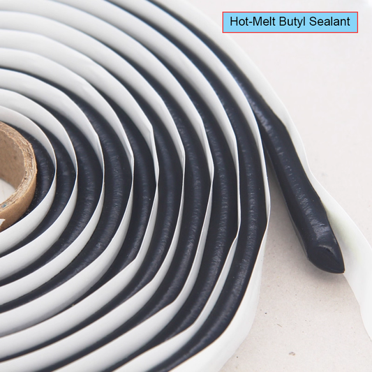 Butyl Snake Glue Hot Melt Adhesive Sealant 4.57M*9mm