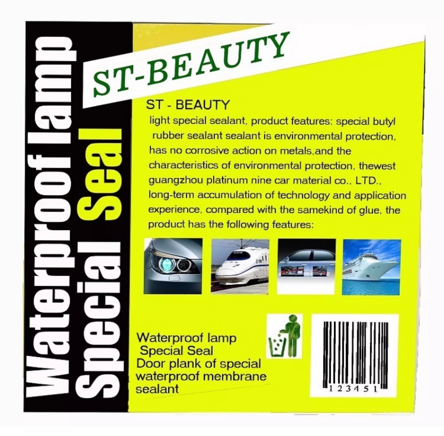 Butyl Snake Glue Hot Melt Adhesive Sealant 4.57M*9mm