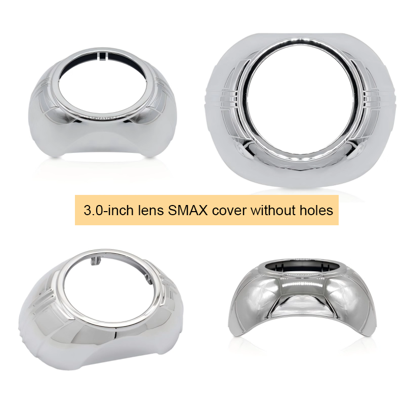 2pcs x 3.0-inch automotive LED lens Q5 Hella3 5 bi-xenon lens retrofit decorative cover, 3-inch and 2.5-inch lightshade cover cover.