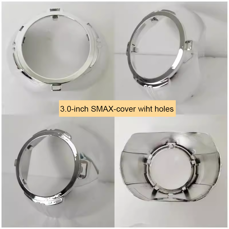 2pcs x 3.0-inch automotive LED lens Q5 Hella3 5 bi-xenon lens retrofit decorative cover, 3-inch and 2.5-inch lightshade cover cover.