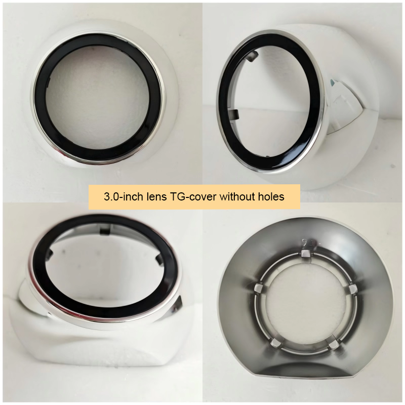 2pcs x 3.0-inch automotive LED lens Q5 Hella3 5 bi-xenon lens retrofit decorative cover, 3-inch and 2.5-inch lightshade cover cover.