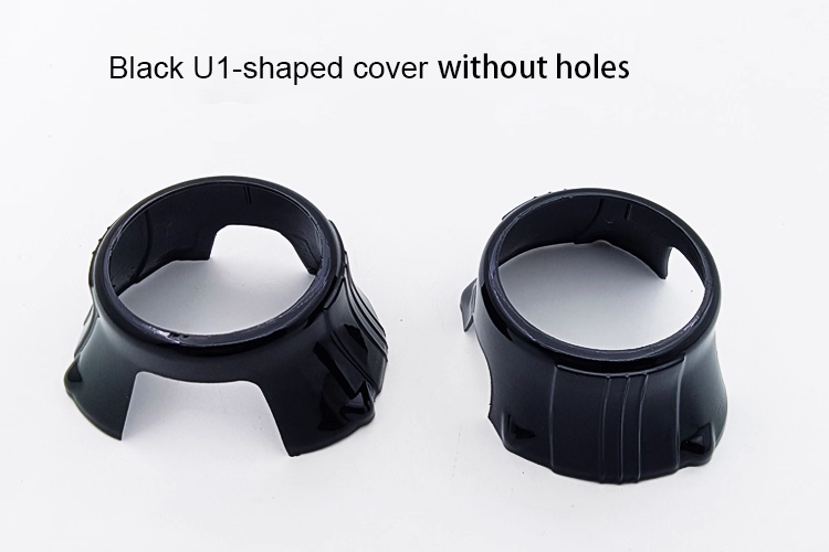 2pcs x 3.0-inch automotive LED lens Q5 Hella3 5 bi-xenon lens retrofit decorative cover, 3-inch and 2.5-inch lightshade cover cover.