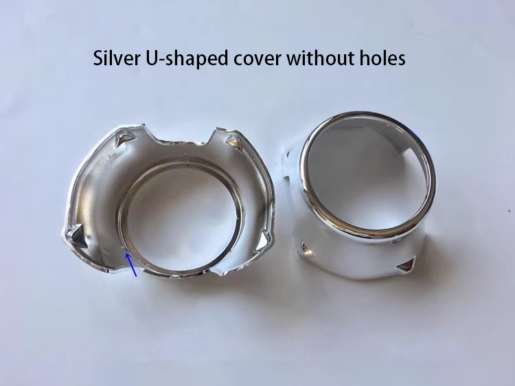 2pcs x 3.0-inch automotive LED lens Q5 Hella3 5 bi-xenon lens retrofit decorative cover, 3-inch and 2.5-inch lightshade cover cover.