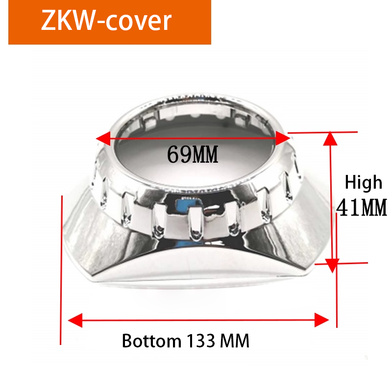 2pcs x 3.0-inch automotive LED lens Q5 Hella3 5 bi-xenon lens retrofit decorative cover, 3-inch and 2.5-inch lightshade cover cover.
